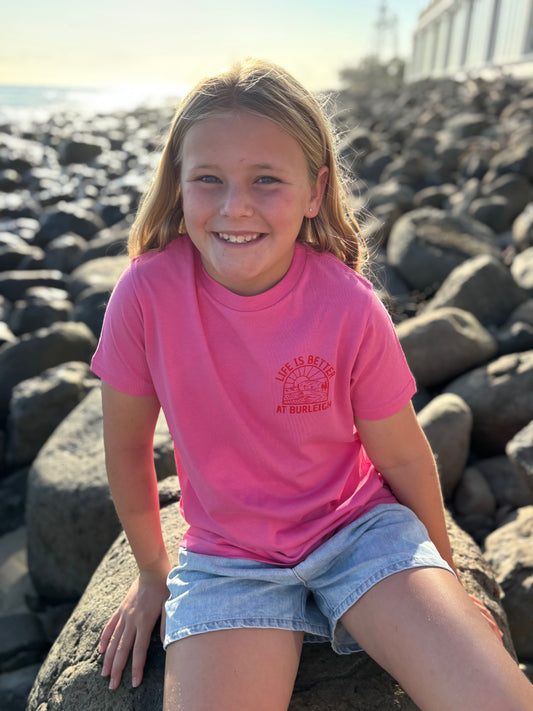 KiDs LiBaB Pink T-Shirt (with pocket and back print)