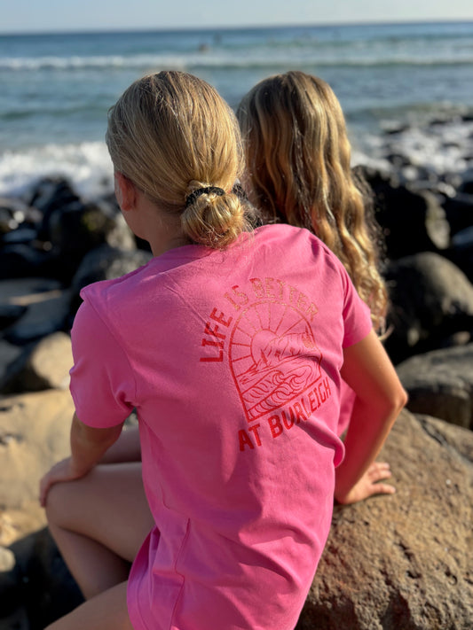 KiDs LiBaB Pink T-Shirt (with pocket and back print)