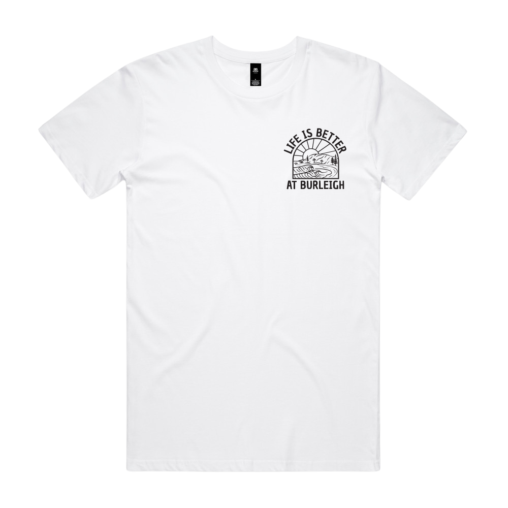 LiBaB OG Range (Unisex) - White T-Shirt (with black pocket & back print)
