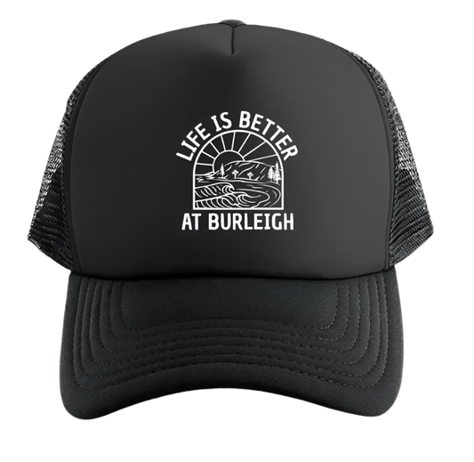 LiBaB Trucker Hats (Black with white print)